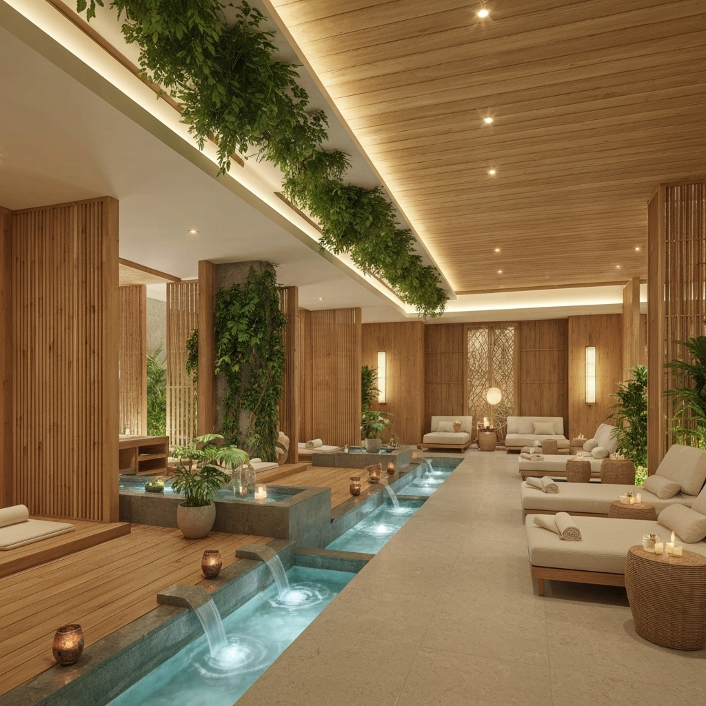 Luxury wellness environment showcasing our philosophy
